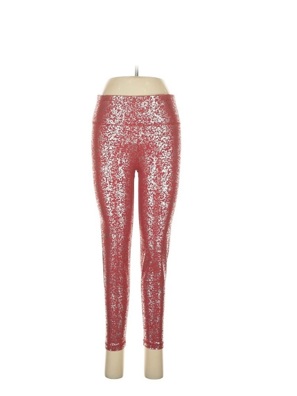 Sweaty Betty 7/8 EUC High-Waist Leggings - metallic Rose Pink